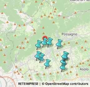 Mappa Via Monte Pertica, 31017 Pieve del Grappa TV, Italia (3.31)