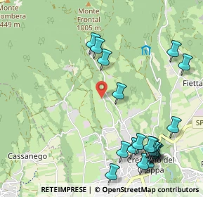 Mappa Via Monte Pertica, 31017 Pieve del Grappa TV, Italia (1.3145)