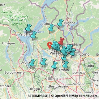 Mappa Via Campo dei Fiori, 21020 Luvinate VA, Italia (12.42842)