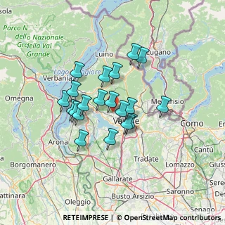 Mappa Via Campo dei Fiori, 21020 Luvinate VA, Italia (10.4895)