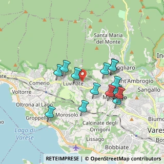 Mappa Via Campo dei Fiori, 21020 Luvinate VA, Italia (1.58643)