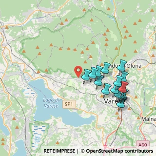Mappa Via Campo dei Fiori, 21020 Luvinate VA, Italia (3.91)