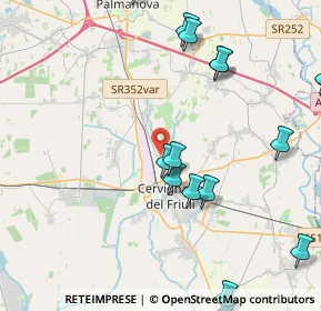 Mappa Via dei Pruni, 33052 Cervignano del Friuli UD, Italia (5.998)