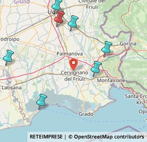 Mappa Via dei Pruni, 33052 Cervignano del Friuli UD, Italia (29.24636)