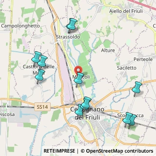 Mappa Via dei Pruni, 33052 Cervignano del Friuli UD, Italia (2.455)