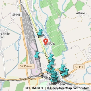 Mappa Via dei Pruni, 33052 Cervignano del Friuli UD, Italia (1.4225)