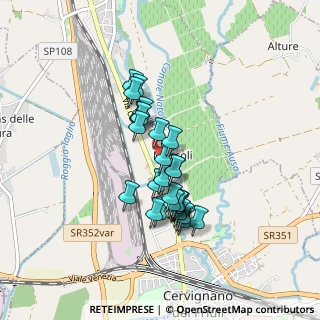 Mappa Via dei Pruni, 33052 Cervignano del Friuli UD, Italia (0.68621)