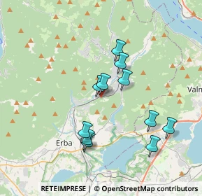 Mappa Cascina emilia, 22030 Castelmarte CO, Italia (3.25909)