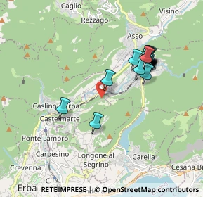 Mappa Cascina emilia, 22030 Castelmarte CO, Italia (1.75)