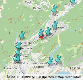 Mappa Cascina emilia, 22030 Castelmarte CO, Italia (2.20769)