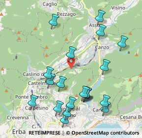 Mappa Cascina emilia, 22030 Castelmarte CO, Italia (2.2295)