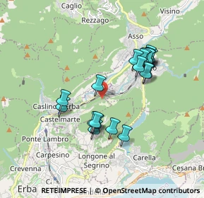 Mappa Cascina emilia, 22030 Castelmarte CO, Italia (1.6295)