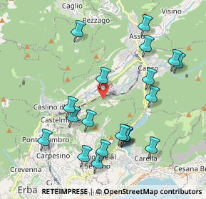 Mappa Cascina emilia, 22030 Castelmarte CO, Italia (2.1255)