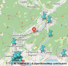 Mappa Cascina emilia, 22030 Castelmarte CO, Italia (3.537)