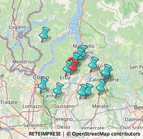 Mappa Cascina emilia, 22030 Castelmarte CO, Italia (10.42857)