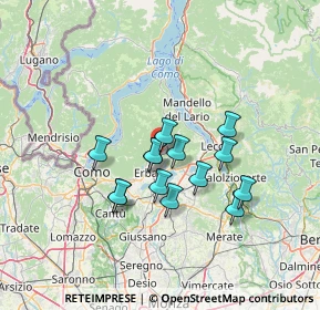 Mappa Cascina emilia, 22030 Castelmarte CO, Italia (10.59357)