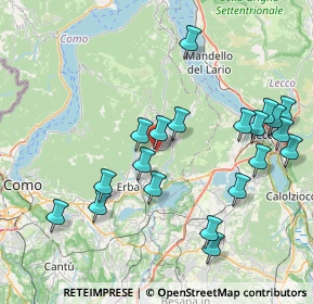 Mappa Cascina emilia, 22030 Castelmarte CO, Italia (8.5345)