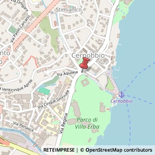 Mappa Piazza Giuseppe Mazzini, 9, 22012 Cernobbio, Como (Lombardia)