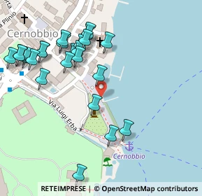 Mappa Piazza Risorgimento, 22012 Cernobbio CO, Italia (0.125)