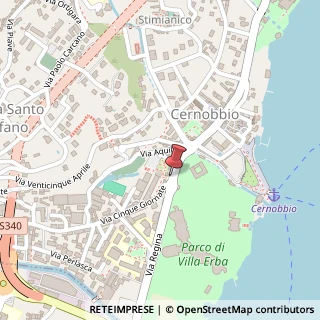 Mappa Via Regina, 23, 22012 Cernobbio, Como (Lombardia)