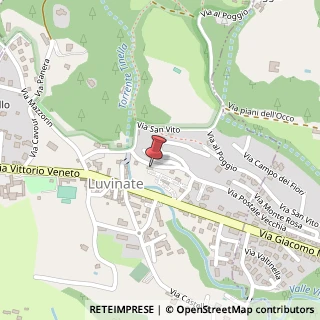 Mappa Via San Vito, 2, 21020 Luvinate, Varese (Lombardia)