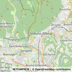 Mappa Induno Olona
