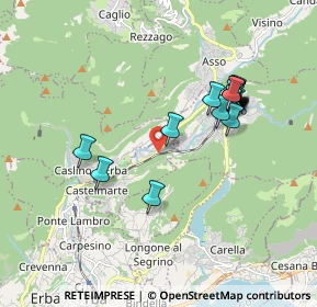 Mappa Via Cascina Ravella, 22030 Castelmarte CO, Italia (1.755)