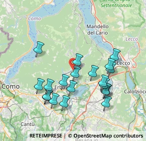 Mappa Via Cascina Ravella, 22030 Castelmarte CO, Italia (7.3145)