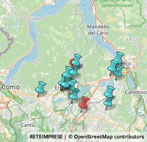 Mappa Via Cascina Ravella, 22030 Castelmarte CO, Italia (6.33813)