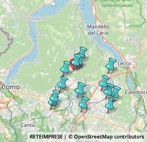 Mappa Via Cascina Ravella, 22030 Castelmarte CO, Italia (6.38571)