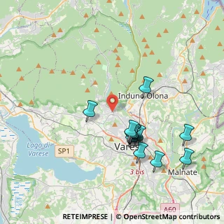 Mappa Via Canetta Giovanni, 21100 Varese VA, Italia (3.66538)