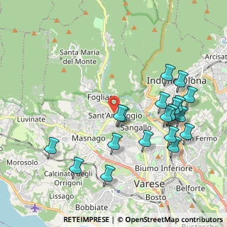 Mappa Via Canetta Giovanni, 21100 Varese VA, Italia (2.1635)