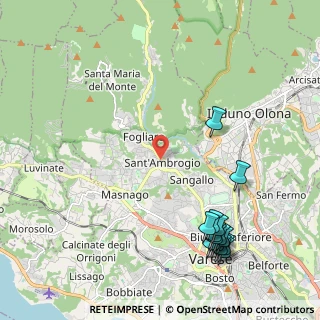 Mappa Via Canetta Giovanni, 21100 Varese VA, Italia (2.72143)