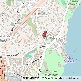 Mappa Via Alessandro Volta, 4, 22012 Cernobbio, Como (Lombardia)