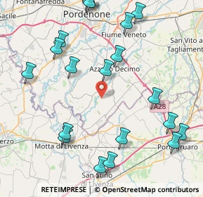 Mappa Pravisdomini, 33082 Azzano Decimo PN, Italia (10.153)