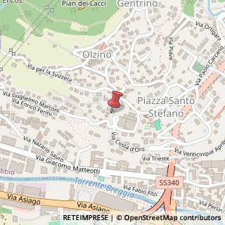 Mappa Via Davide Bernasconi, 8, 22012 Cernobbio, Como (Lombardia)