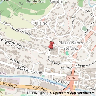Mappa Via davide bernasconi 6, 22012 Cernobbio, Como (Lombardia)