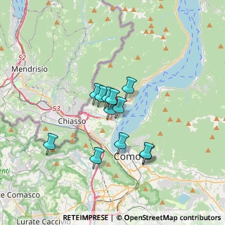 Mappa Via Don Gabriele della Bella Prevosto, 22012 Cernobbio CO, Italia (2.4425)