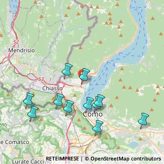 Mappa Via Don Gabriele della Bella Prevosto, 22012 Cernobbio CO, Italia (4.28818)