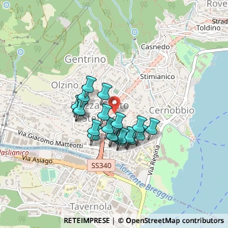 Mappa Via Don Gabriele della Bella Prevosto, 22012 Cernobbio CO, Italia (0.3145)
