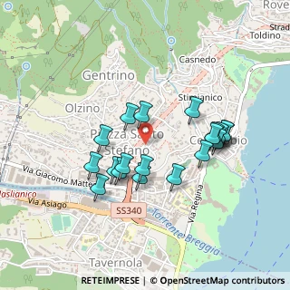 Mappa Via Don Gabriele della Bella Prevosto, 22012 Cernobbio CO, Italia (0.409)