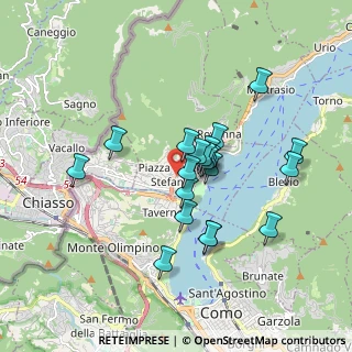 Mappa Via Don Gabriele della Bella Prevosto, 22012 Cernobbio CO, Italia (1.4565)