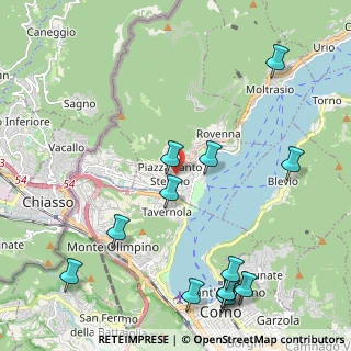 Mappa Via Don Gabriele della Bella Prevosto, 22012 Cernobbio CO, Italia (2.64846)