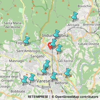 Mappa Via Cortina, 21056 Induno Olona VA, Italia (2.15818)