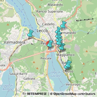 Mappa Via Alzaia, 23855 Pescate LC, Italia (1.36818)