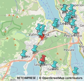 Mappa Via Fornaci, 23868 Valmadrera LC, Italia (2.405)