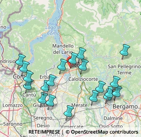 Mappa Via Fornaci, 23868 Valmadrera LC, Italia (17.2715)