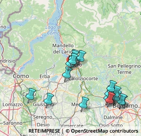 Mappa Via Fornaci, 23868 Valmadrera LC, Italia (16.50833)