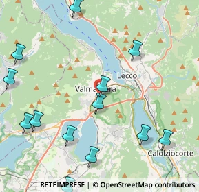 Mappa Via Fornaci, 23868 Valmadrera LC, Italia (5.27538)
