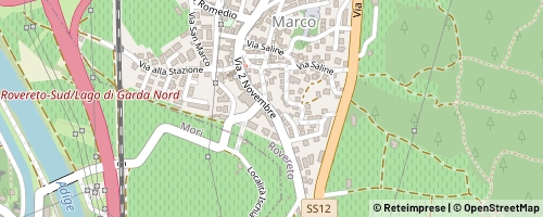 Mappa Rovereto